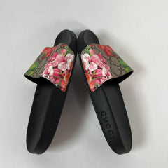 Gucci Women's GG Supreme Bloom Slides Size 35