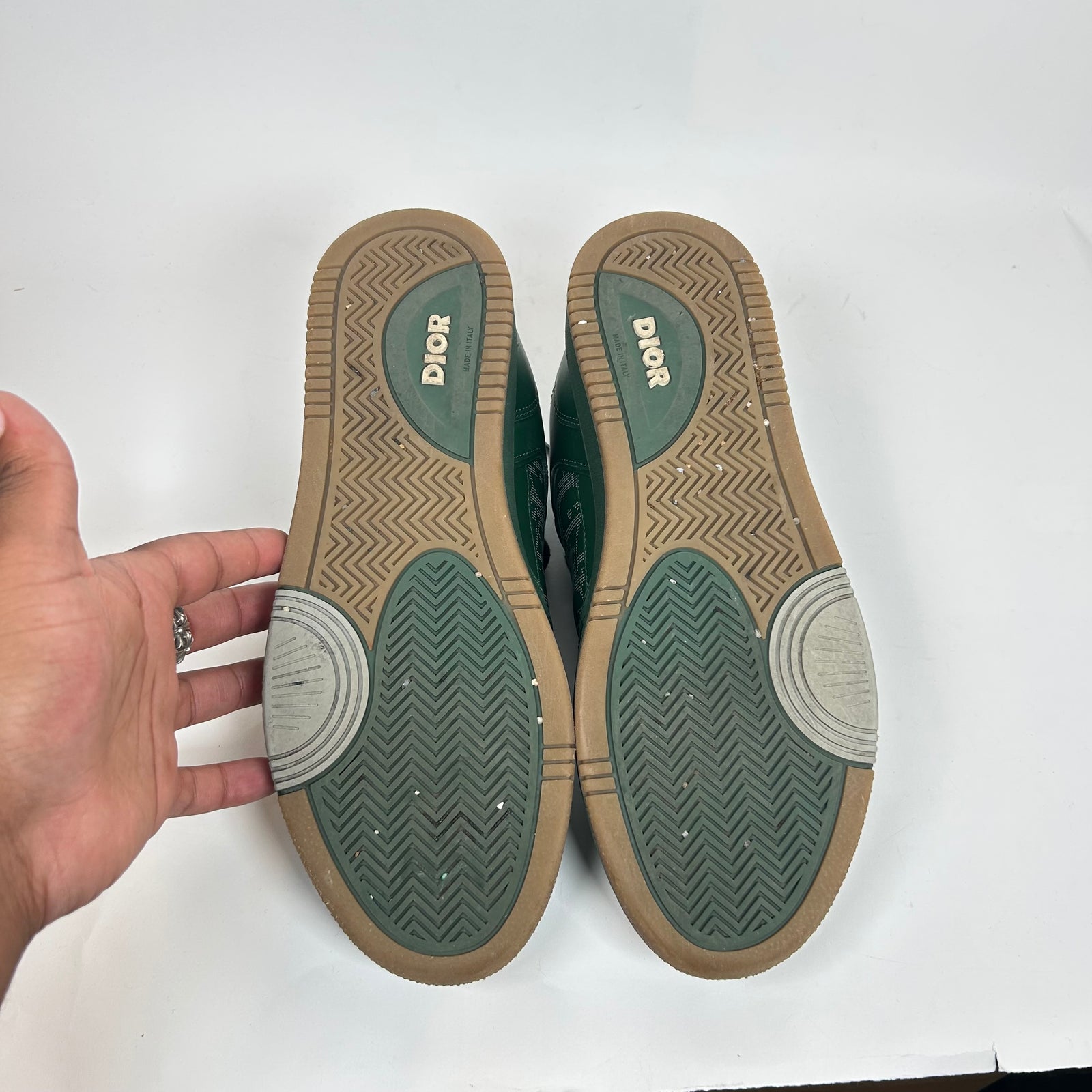 Dior B27 Green Low Top Sneaker Size 43