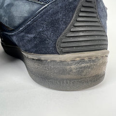 Lanvin Navy Curb Sneakers Size 45