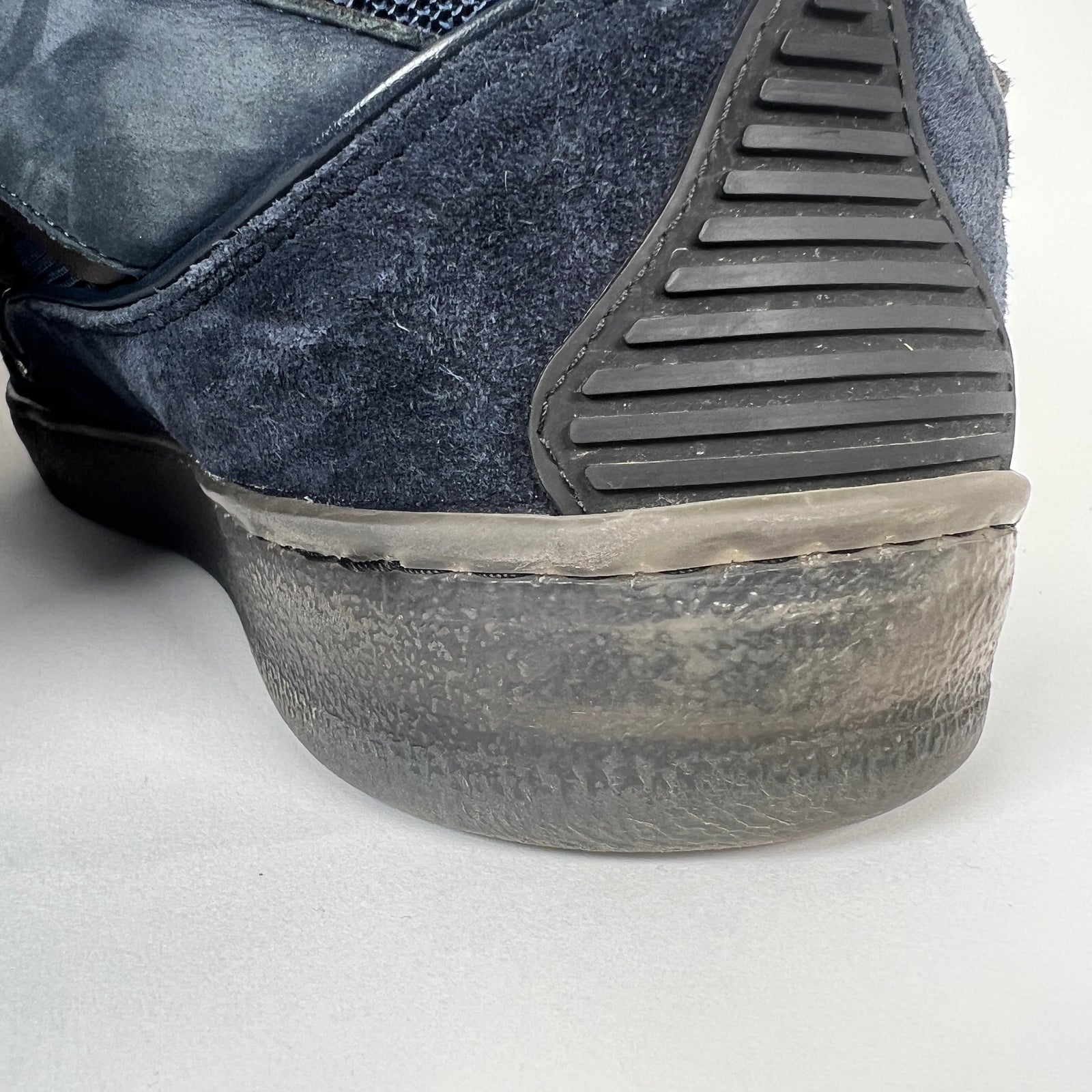Lanvin Navy Curb Sneakers Size 45