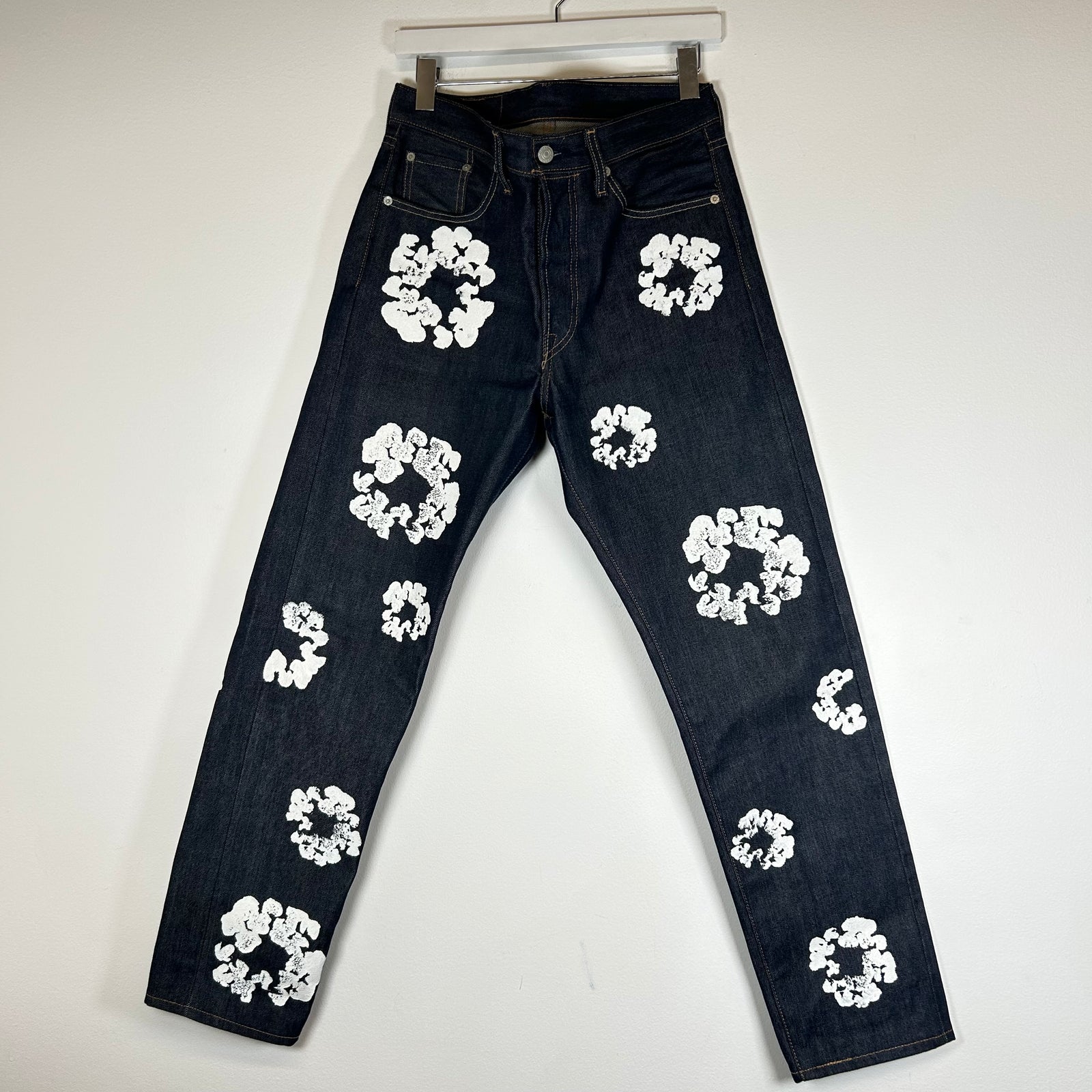 Denim Tears Raw Denim Wreath Jeans Size 31