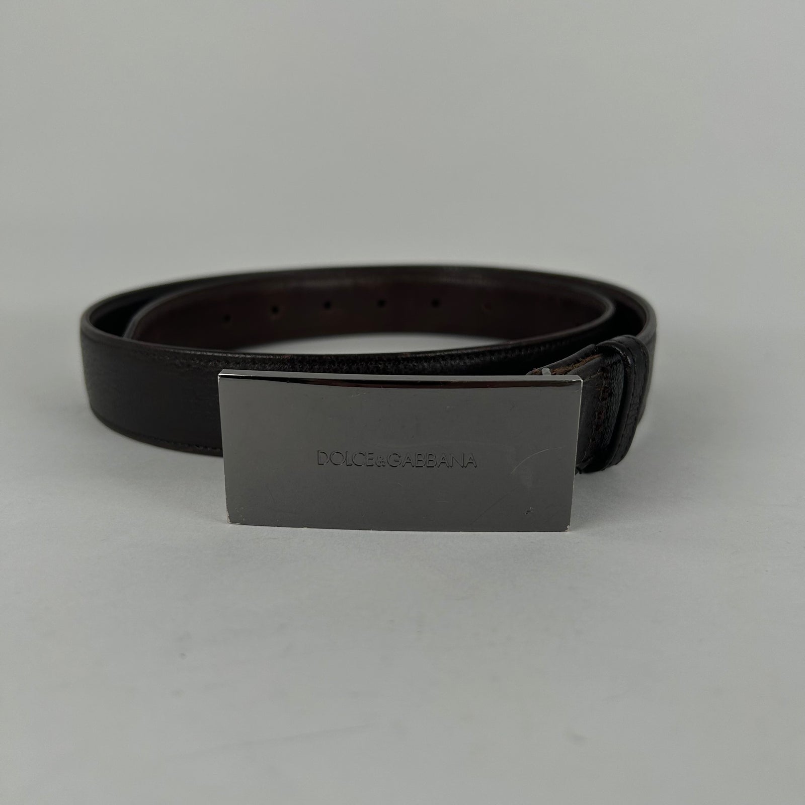 Dolce & Gabbana Brown Belt Size 32