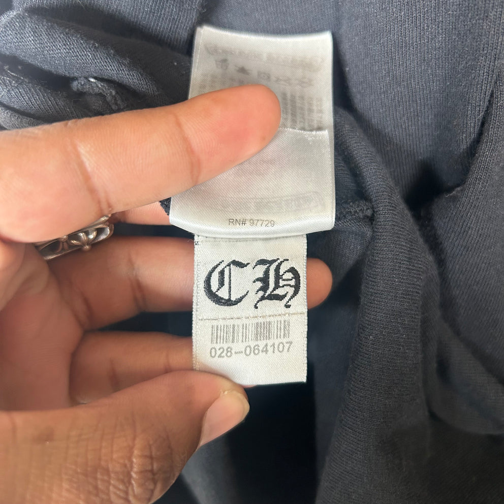 Chrome Hearts Black American Flag Scroll Longsleeve Size L