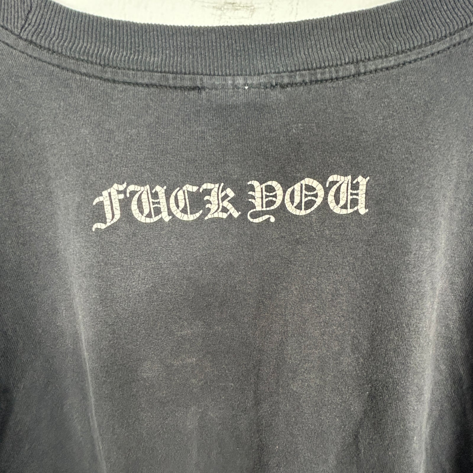 Chrome Hearts Vintage 'Fuck You' Multi Motif Longsleeve Size XXL