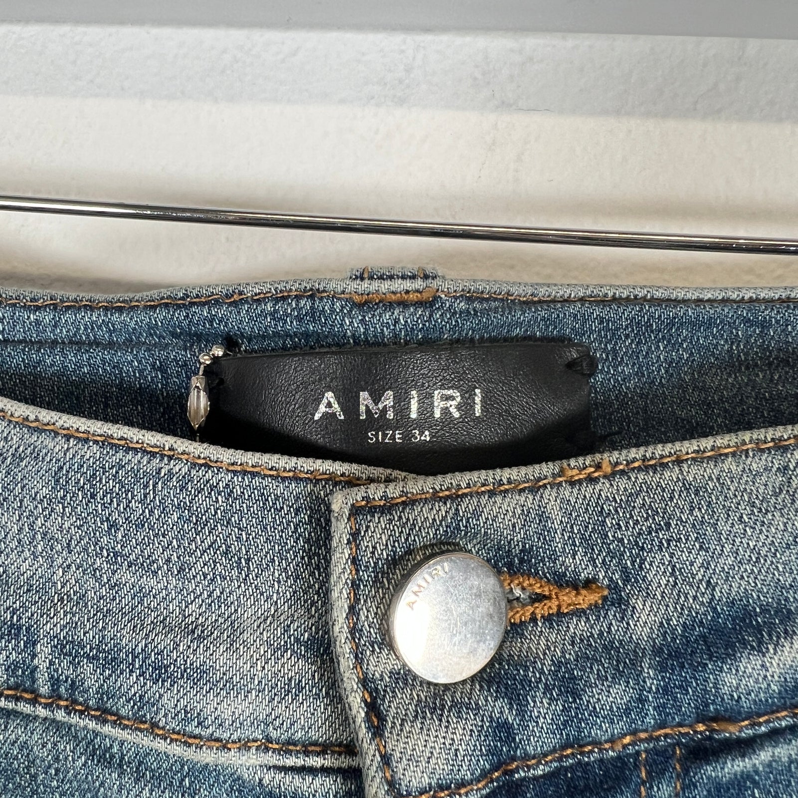 Amiri Snake Applique Lightwash Jeans 34