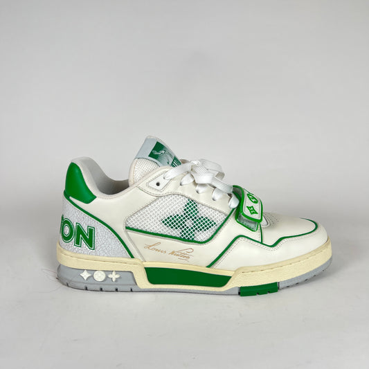 Louis Vuitton Green Mesh Trainer Size 8