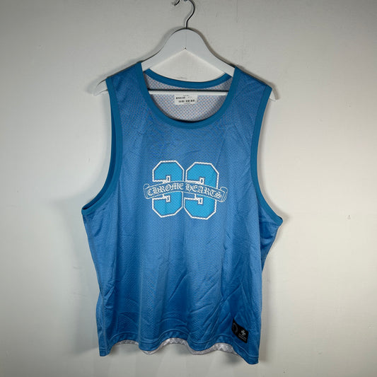 Chrome Hearts University Blue Reversible Jersey Size L