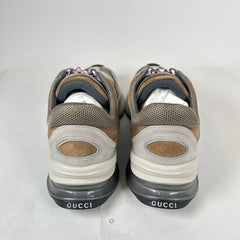 Gucci Gray/Brown Interlocking G Runners Size GG 9