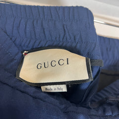 Gucci Navy Side Stripe Trouser Pants Size 34