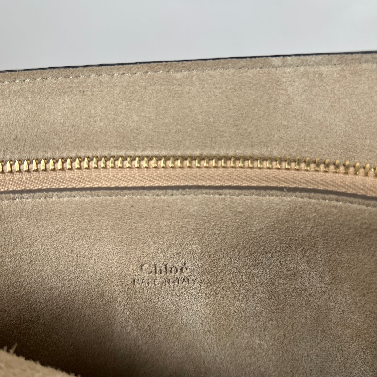 Chloe Faye Leather & Suede Shoulder Bag