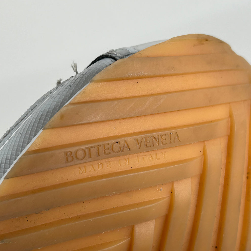 Bottega Veneta Orbit White/Silver Sneaker Size 41