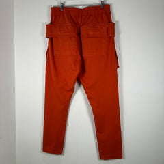 Rick Owens Orange Creatch Cargo Size L