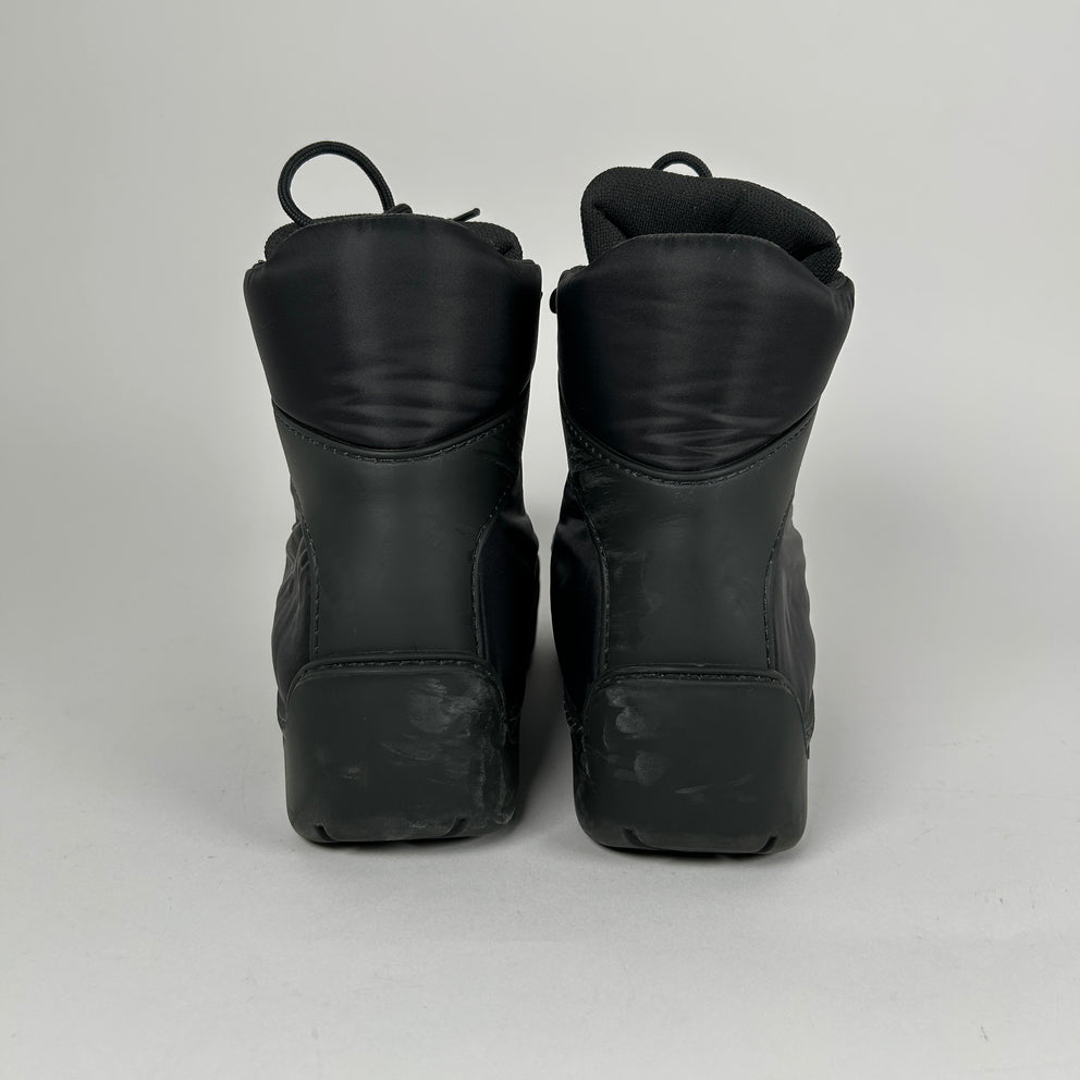 Bottega Veneta Lace Up Nylon Boot Size 42