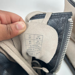 Rick Owens x Doc Martens Grey Suede Bex Boots Size 45