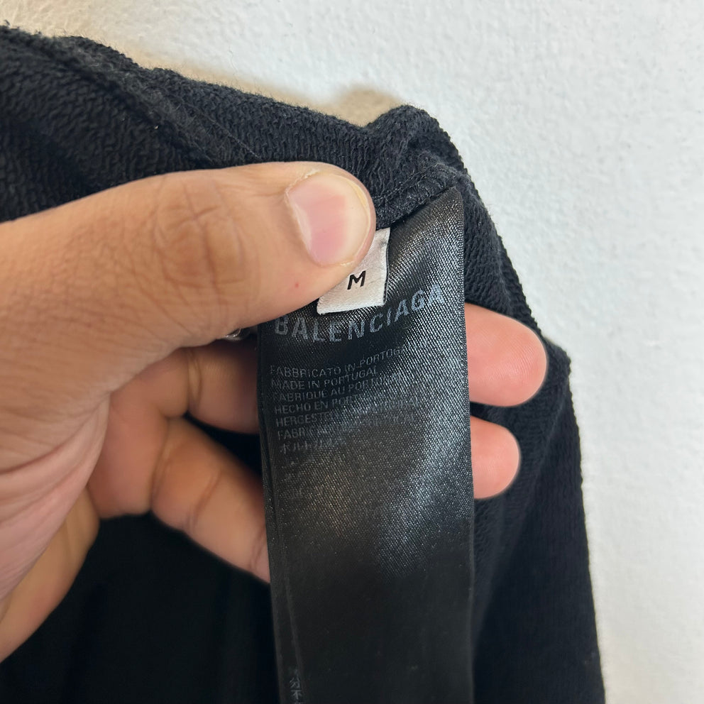 Balenciaga Black Size Sticker Sweatpants Size M