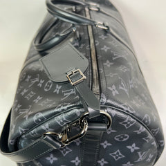 Louis Vuitton Monogram Eclipse Bandouliere Keepall 55