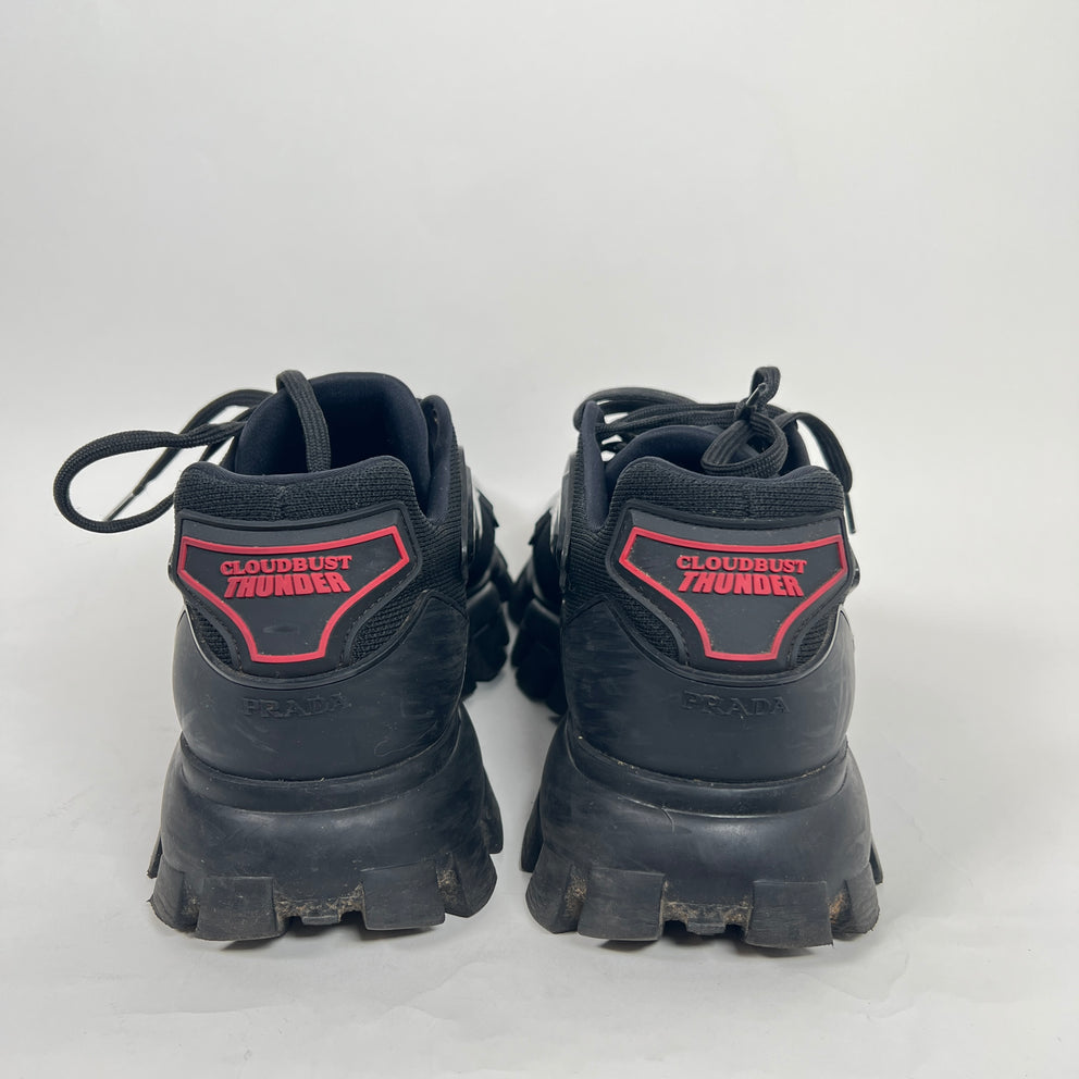 Prada Black Cloudburst Sneakers Size 11.5