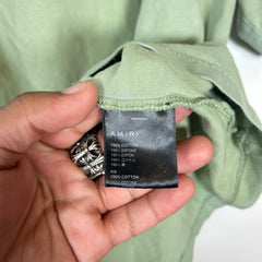 Amiri Green Filigree Logo T-Shirt Size M