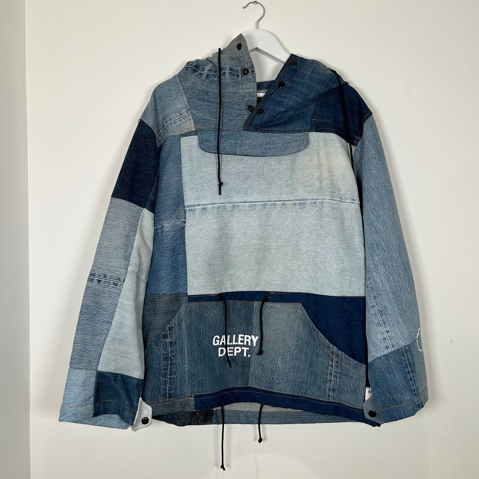 Gallery Dept Denim Patchwork Poncho Pull Over Size S