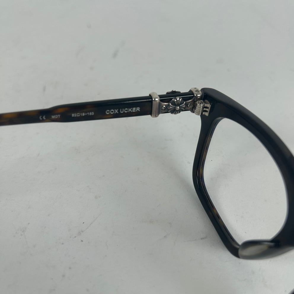 Chrome Hearts Tortoise Shell Cox Ucker Glasses
