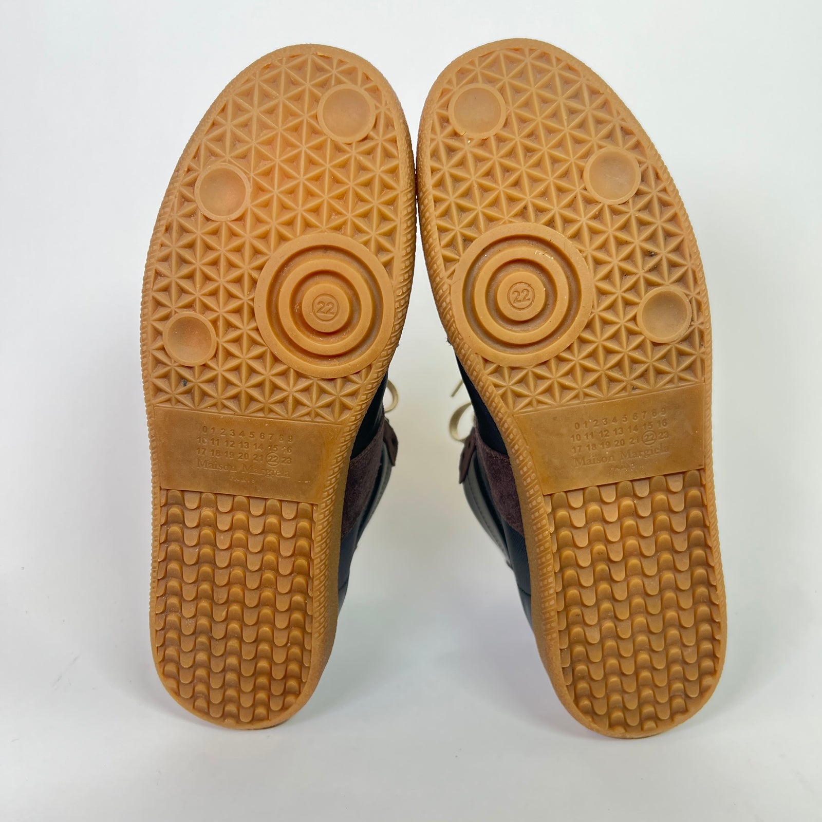 Maison Margiela Brown Replica Mid-Top Gats
