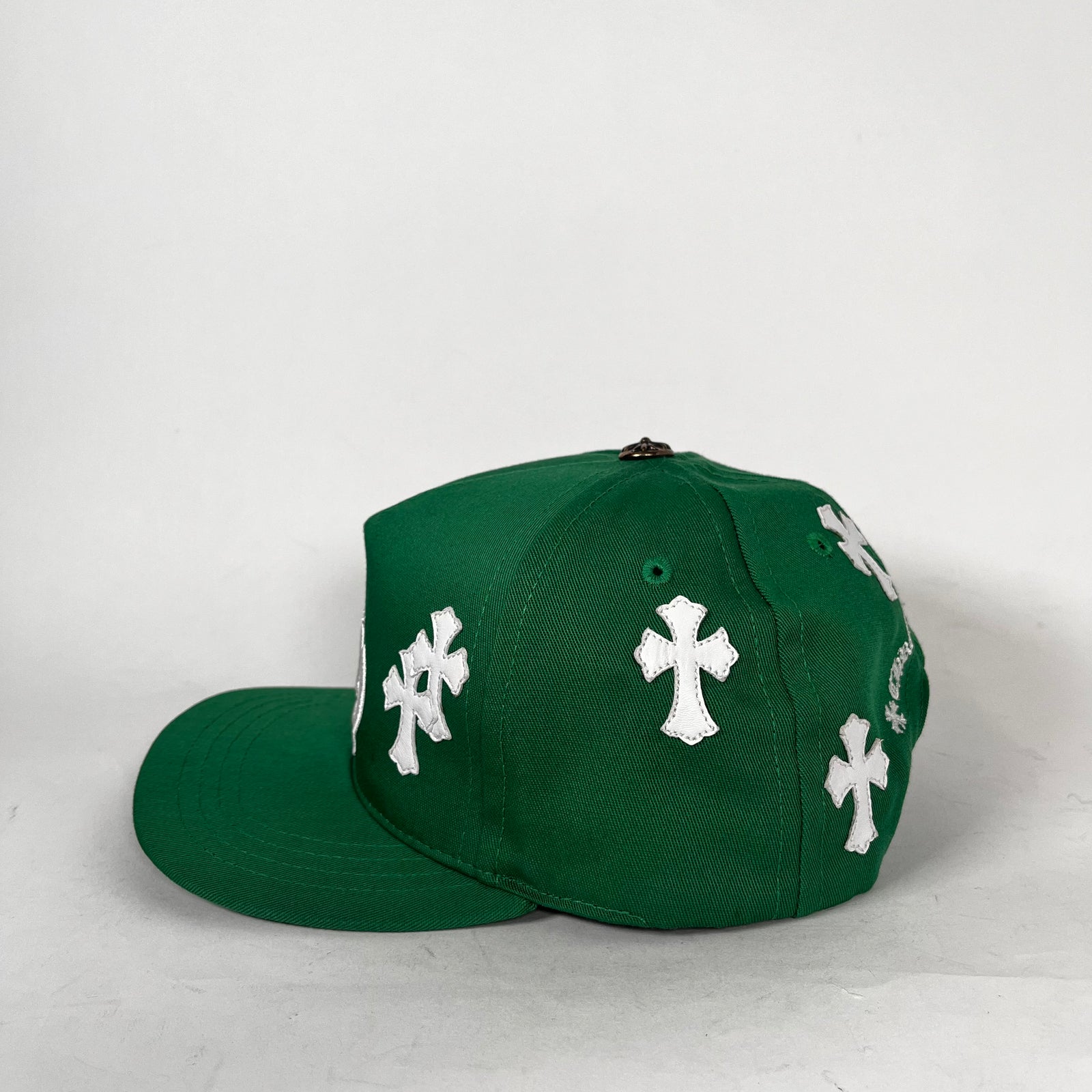 Chrome Hearts Green Cross Patch Panel Cap