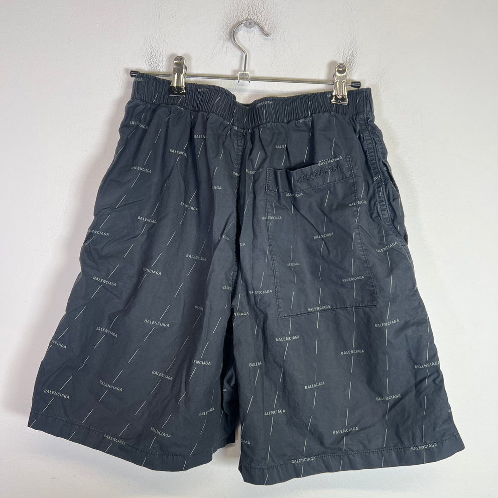 Balenciaga Bermuda Logo Shorts