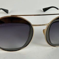 Gucci Gold Frame Circle Lense Glasses