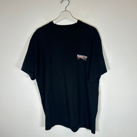 Balenciaga Black Campaign T-shirt Size M