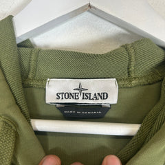 Stone Island Olive Hoodie Size M