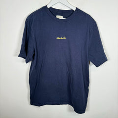 Aime Leon Dore Navy Spell-Out Logo Tee Size L