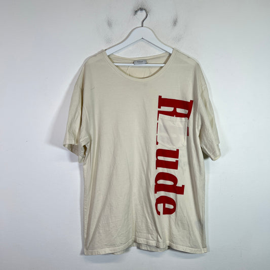 Rhude Marlboro Vertical Logo Pocket T-Shirt
