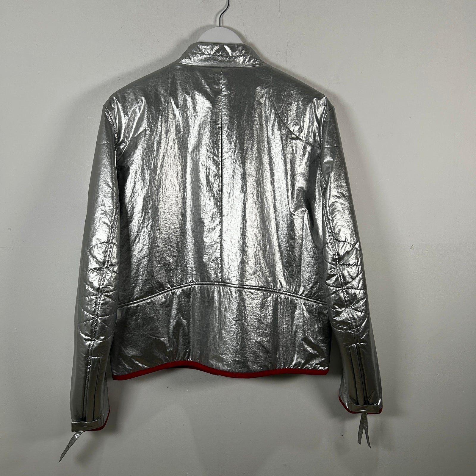 Khanghyuk Metallic Moto Jacket Size L