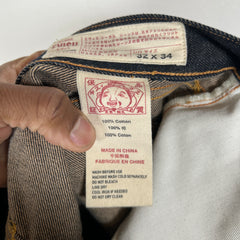 Evisu 2008  Multi-Pocket Indigo Raw Denim Size 32