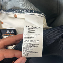 Nudie Jeans Indigo Raw Denim Jeans Size 38