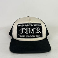 Chrome Hearts Smoked Fuck Hollywood Trucker Hat