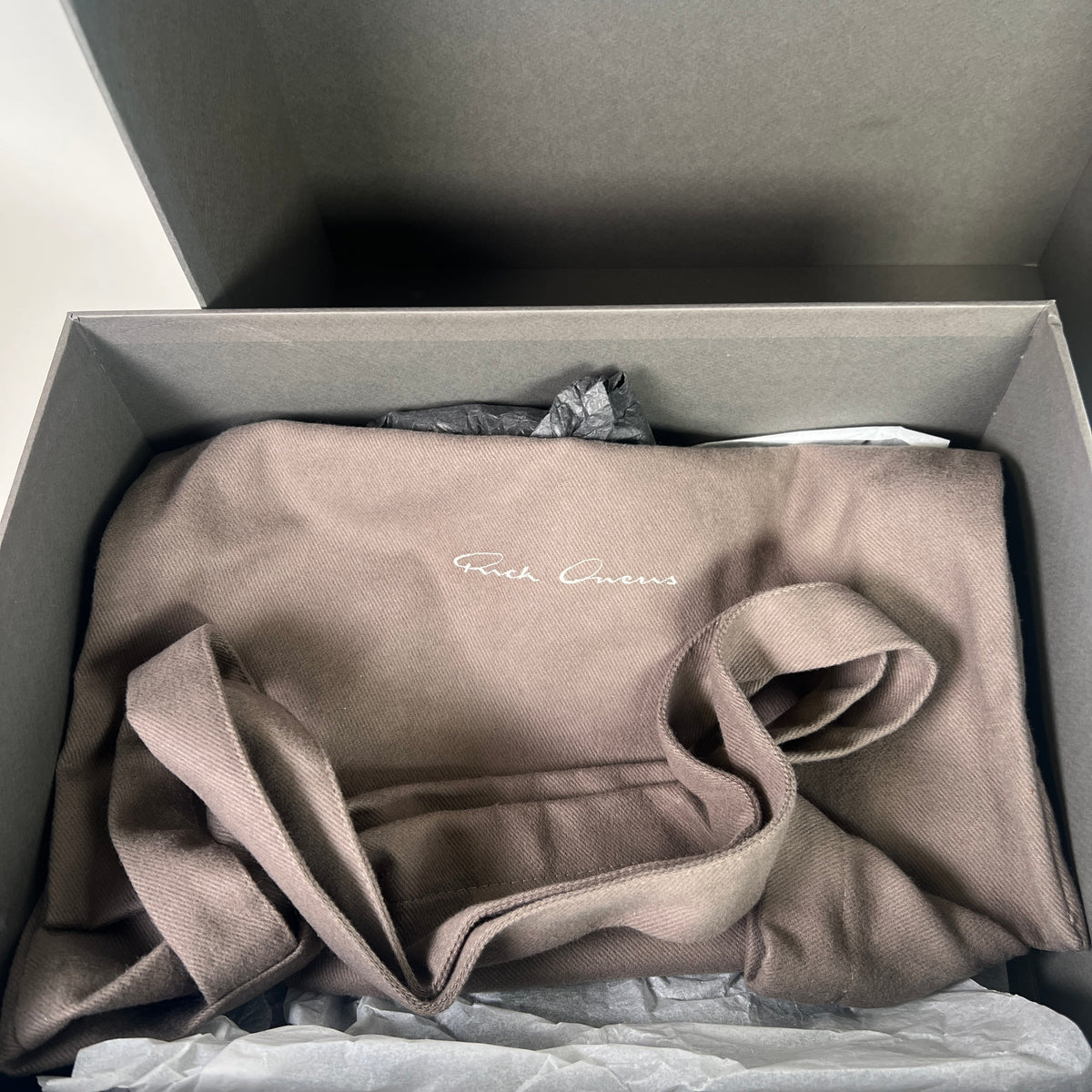 Rick Owens Mainline Low-Top Vintage Sneakers