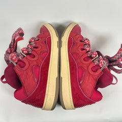 Lanvin Red Curb Sneaker Size 40