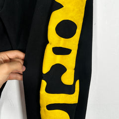 Sp5der Black/Yellow Beluga Sweatpants Size M