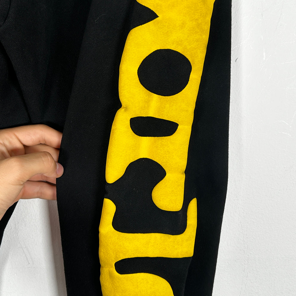 Sp5der Black/Yellow Beluga Sweatpants Size M