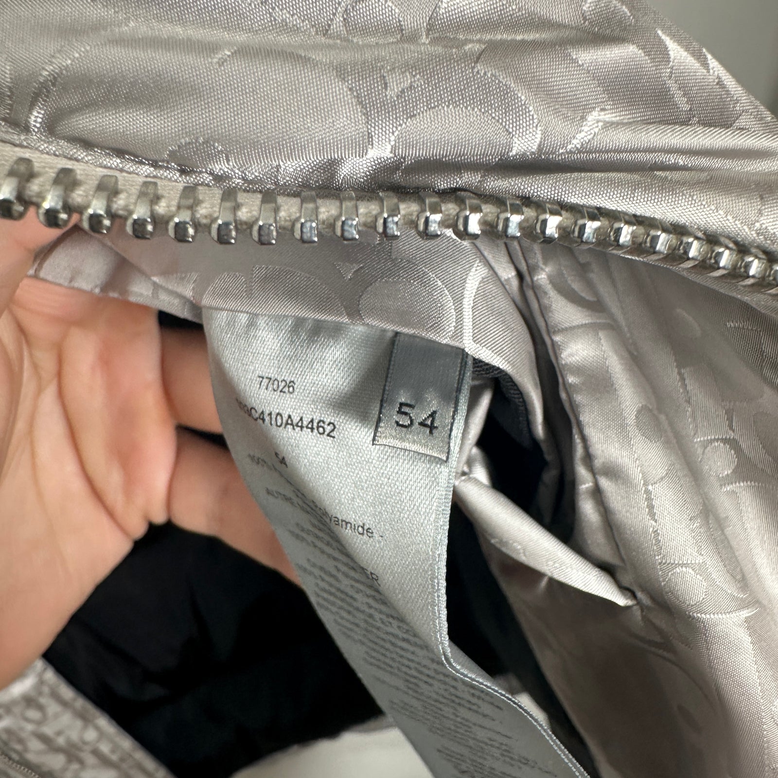 Dior Pearl Oblique Vest Size 54