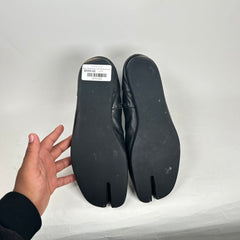 Maison Margiela Black Flat Tabi Boots Size 11