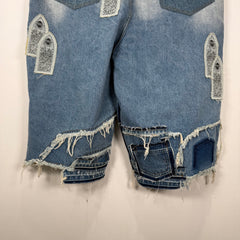 Who Decides War Patched Arch Carpeneter Shorts Size 40