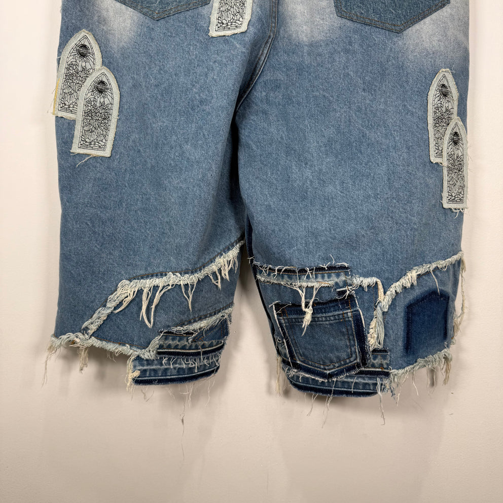 Who Decides War Patched Arch Carpeneter Shorts Size 40