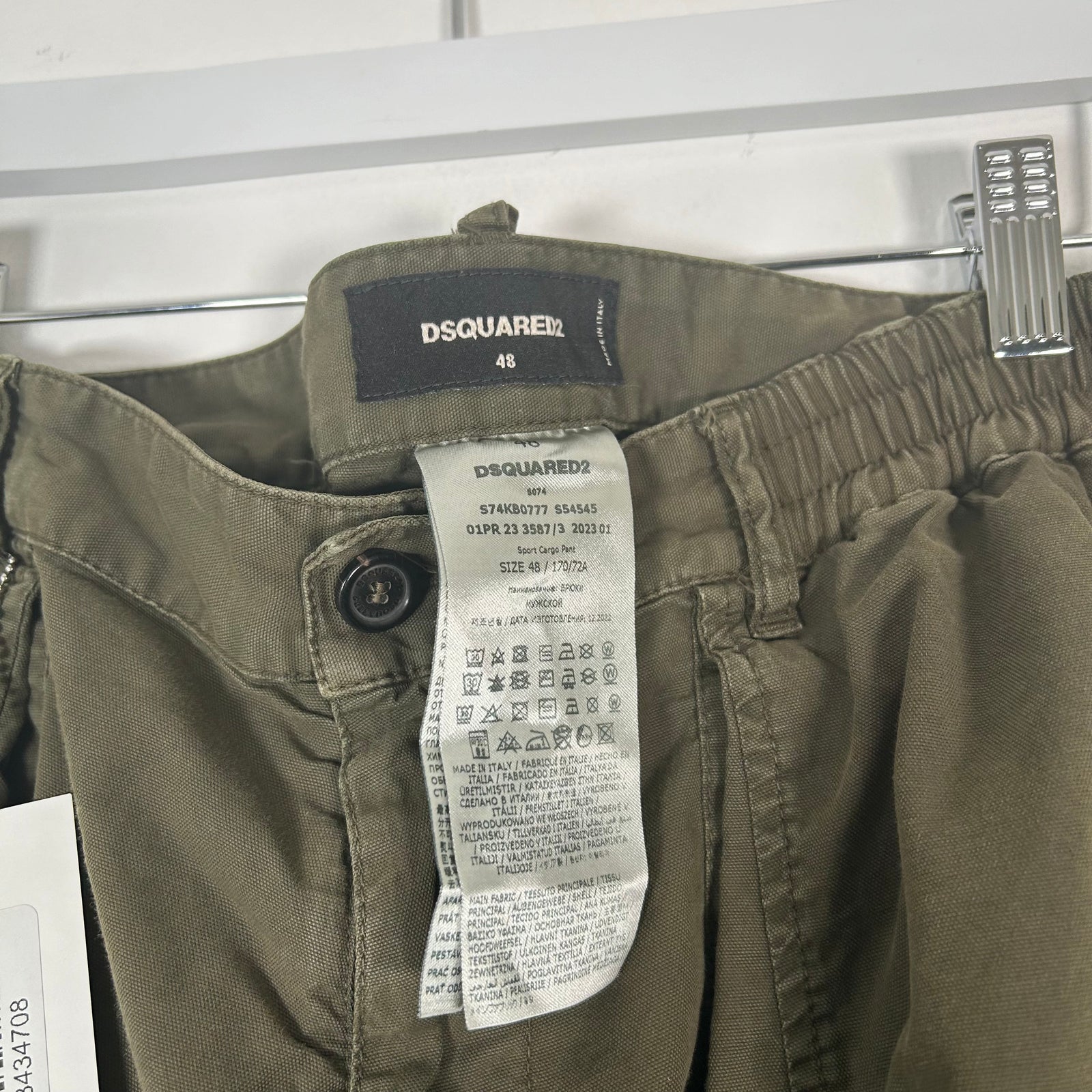 DSQUARED2 Utility Cargo Pants Size 36