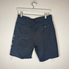 Supreme Black Iggy Pop Work Shorts Size 30