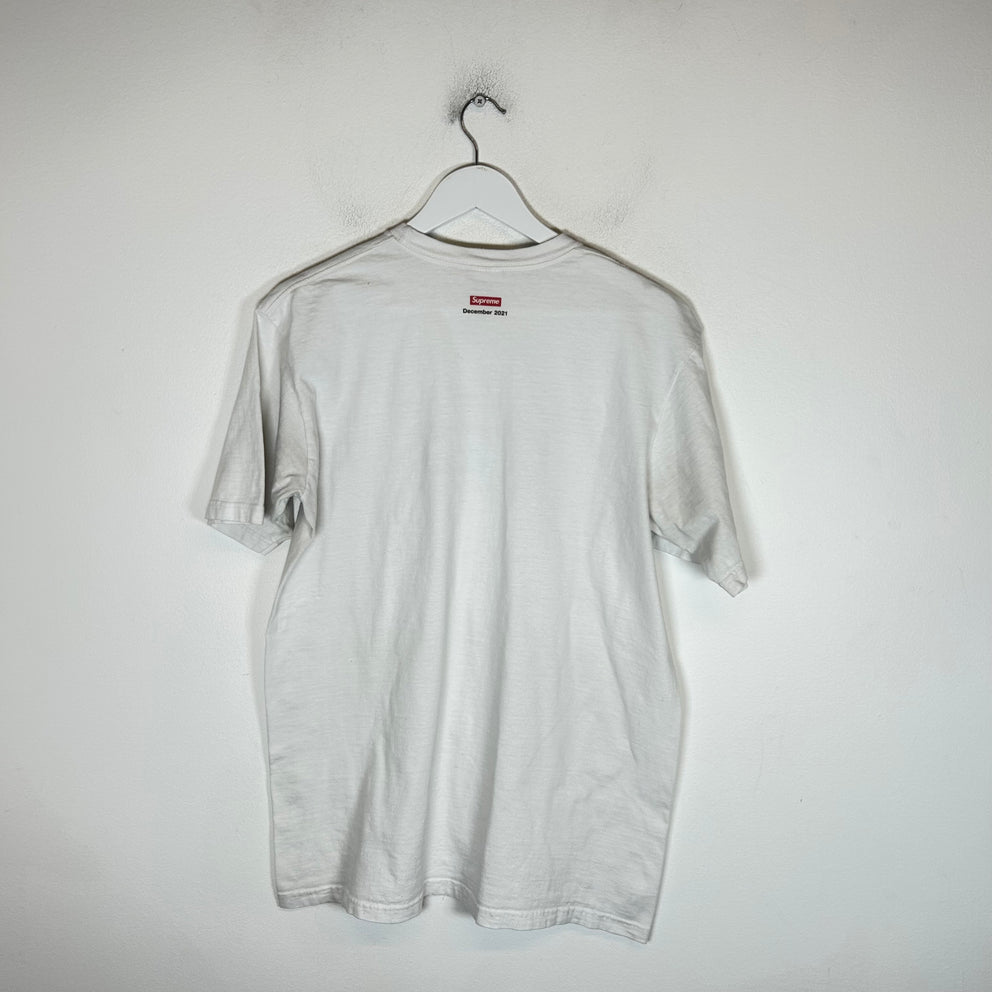 Supreme FW21 White Spend It T-Shirt Size M