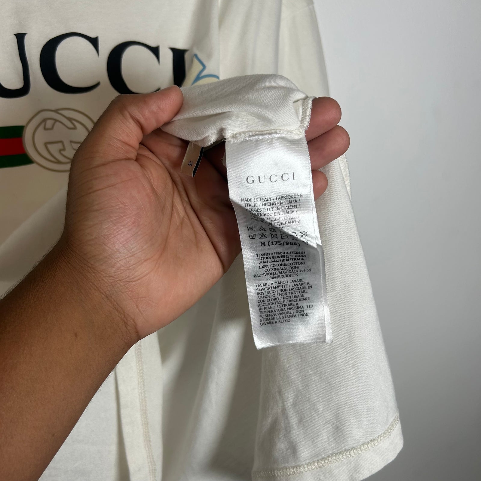 Gucci White Valentines Day Tee Size M