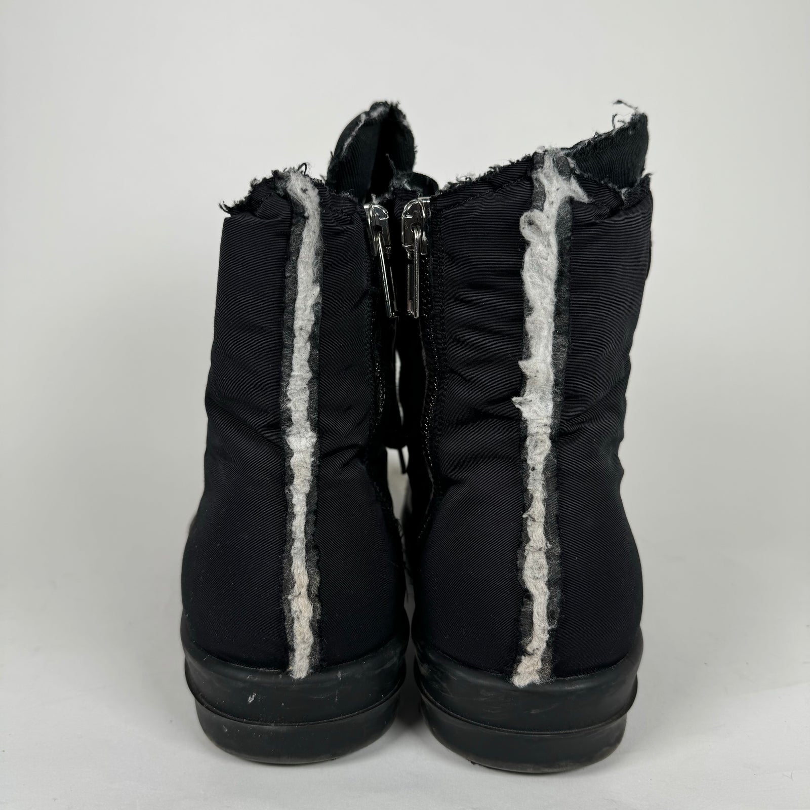 Rick Owens Drkshdw Black Nylon Ramones Size 45