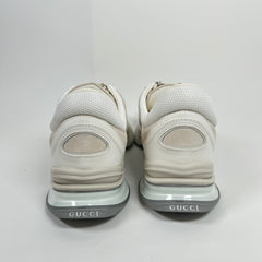 Gucci White Interlocking G Runner Size GG 10